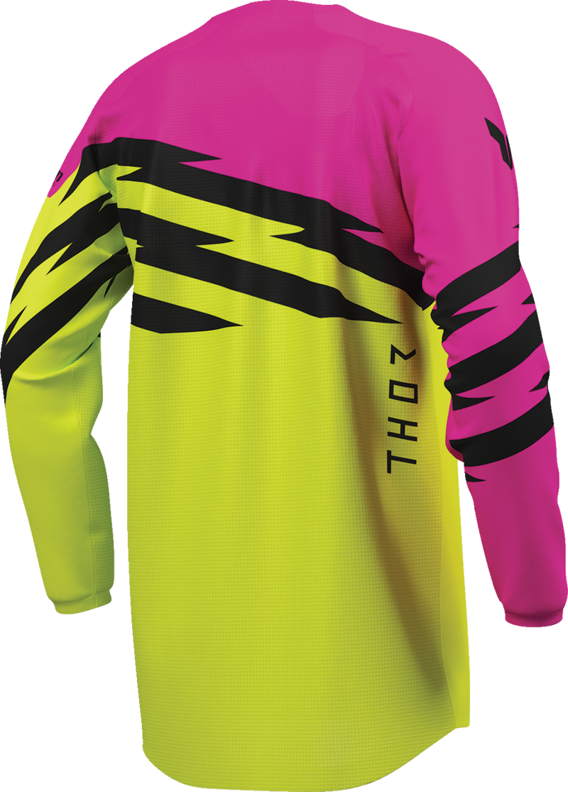 THOR Youth Launchmode Shockie Jersey - Acid/Fuchsia - XL 2912-2742
