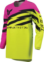 THOR Youth Launchmode Shockie Jersey - Acid/Fuchsia - XL 2912-2742