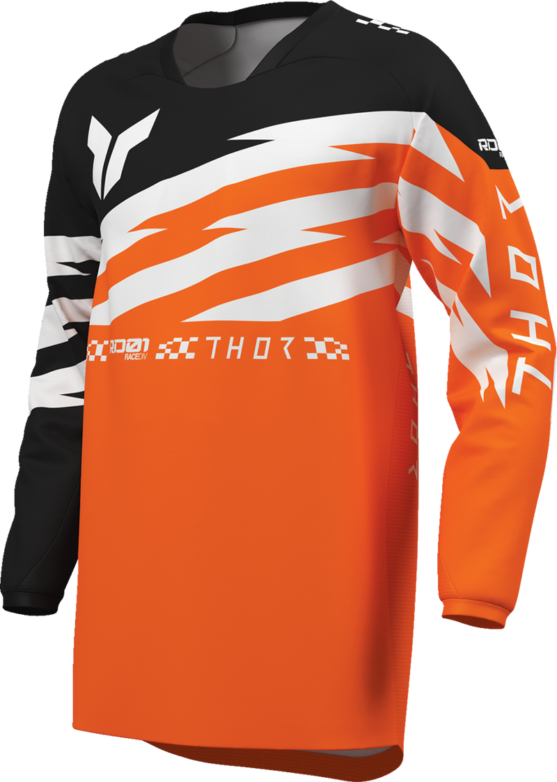 THOR Youth Launchmode Shockie Jersey - Fluo Orange/Black - Small 2912-2745