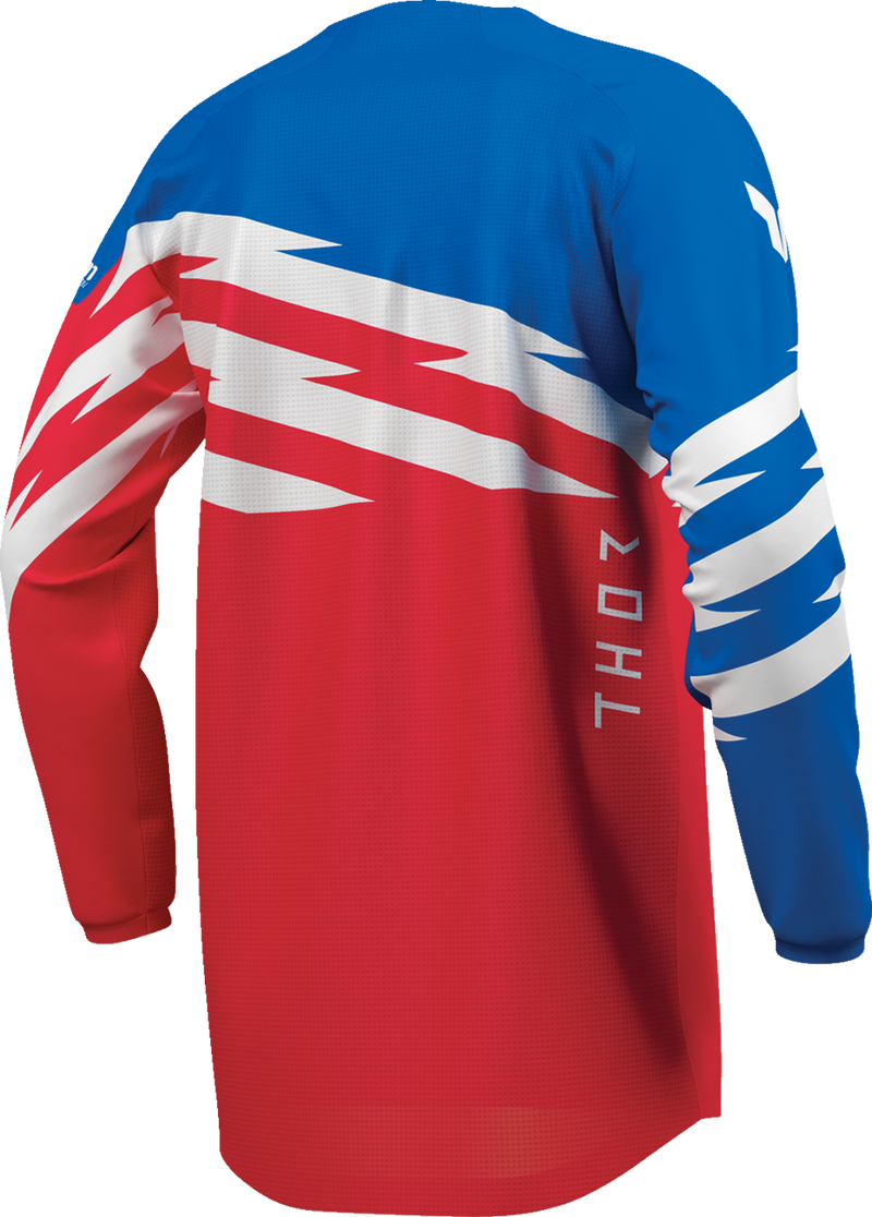 THOR Youth Launchmode Shockie Jersey - Red/Blue - 2XS 2912-2749