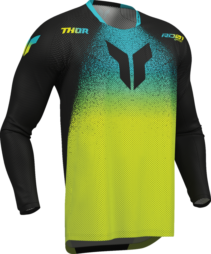 THOR THOR Launchmode Air Darkside Jersey - Black/Acid - XL 2910-8911