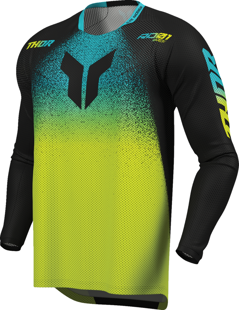 THOR THOR Launchmode Air Darkside Jersey - Black/Acid - XL 2910-8911