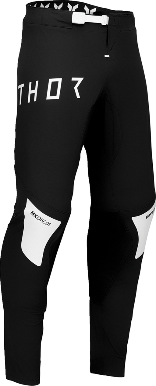 THOR Youth Sportmode Strike Pants - Black/White - US 24 2903-2739