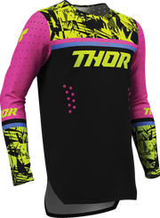 THOR Youth Sportmode Punk'd Jersey - Black/Fuchsia - Small 2912-2729