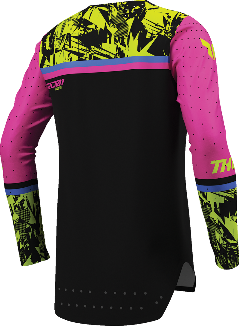 THOR Youth Sportmode Punk'd Jersey - Black/Fuchsia - Small 2912-2729