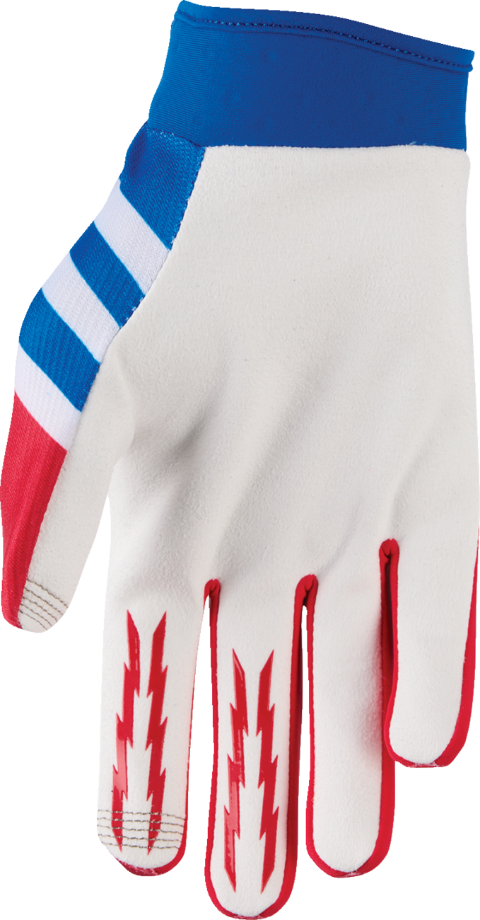 THOR Youth Launchmode Shockie Gloves - Red/Blue - 2XS 3332-2310
