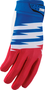 THOR Youth Launchmode Shockie Gloves - Red/Blue - 2XS 3332-2310