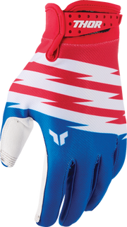 THOR Youth Launchmode Shockie Gloves - Red/Blue - 2XS 3332-2310