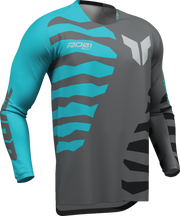 THOR Launchmode Shredder Jersey - Charcoal/Aqua - XL 2910-8869
