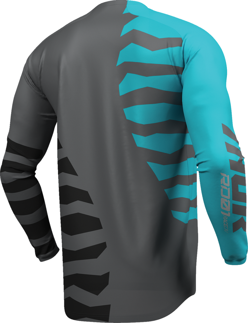THOR Launchmode Shredder Jersey - Charcoal/Aqua - XL 2910-8869