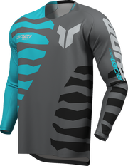 THOR Launchmode Shredder Jersey - Charcoal/Aqua - XL 2910-8869