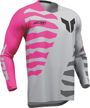 THOR Launchmode Shredder Jersey - Gray/Fuchsia - 2XL 2910-8882