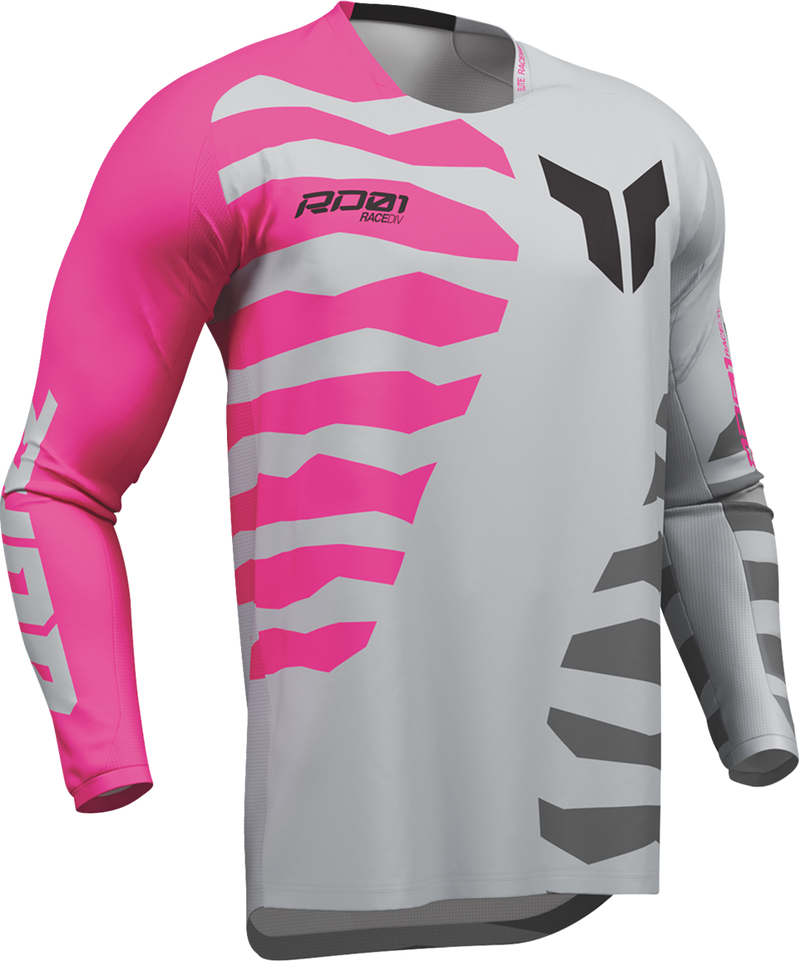THOR Launchmode Shredder Jersey - Gray/Fuchsia - 2XL 2910-8882