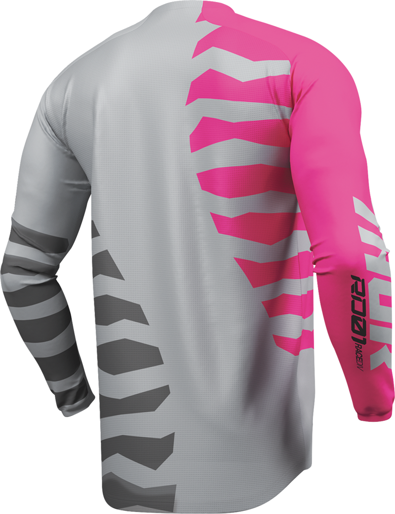 THOR Launchmode Shredder Jersey - Gray/Fuchsia - 3XL 2910-8883