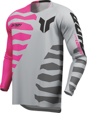 THOR Launchmode Shredder Jersey - Gray/Fuchsia - 3XL 2910-8883