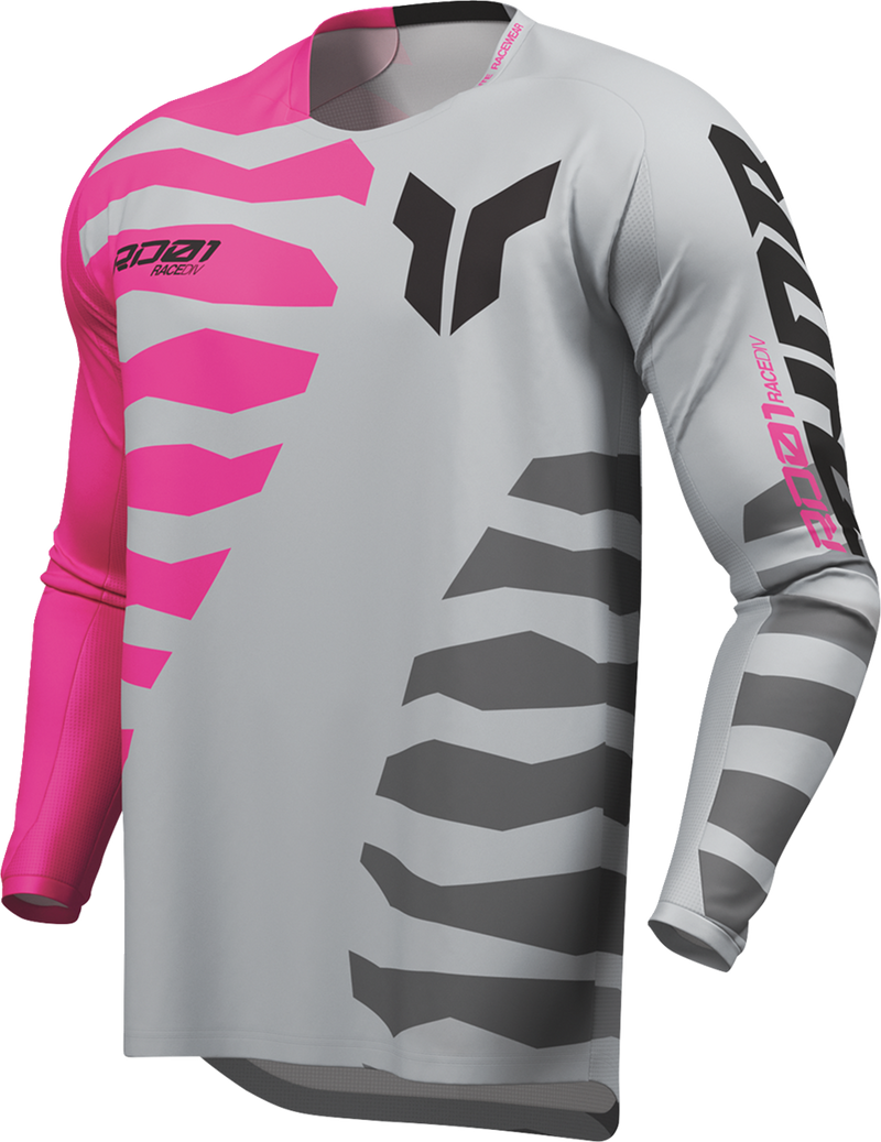 THOR Launchmode Shredder Jersey - Gray/Fuchsia - 3XL 2910-8883