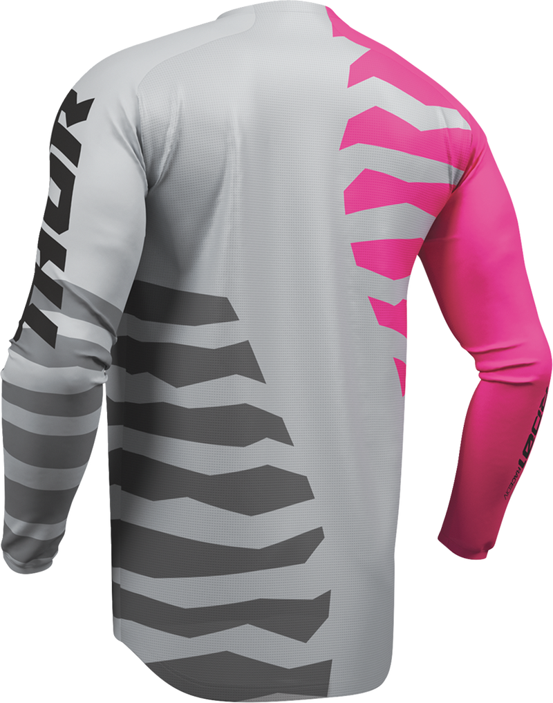 THOR Launchmode Shredder Jersey - Gray/Fuchsia - 3XL 2910-8883