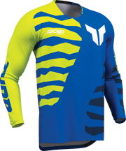 THOR Launchmode Shredder Jersey - Blue/Acid - Small 2910-8884