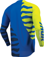 THOR Launchmode Shredder Jersey - Blue/Acid - Small 2910-8884