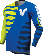 THOR Launchmode Shredder Jersey - Blue/Acid - Small 2910-8884