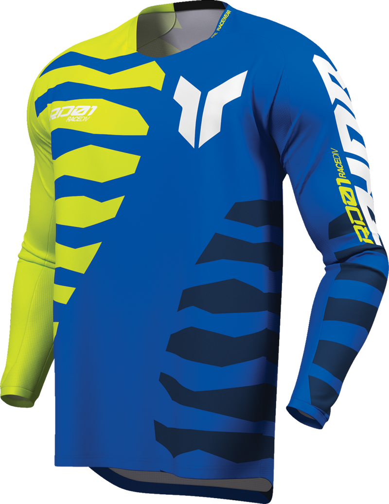 THOR Launchmode Shredder Jersey - Blue/Acid - Small 2910-8884