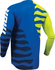 THOR Launchmode Shredder Jersey - Blue/Acid - Small 2910-8884