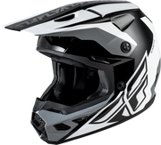 Kinetic Crest Helmet Black/White/Grey 2x