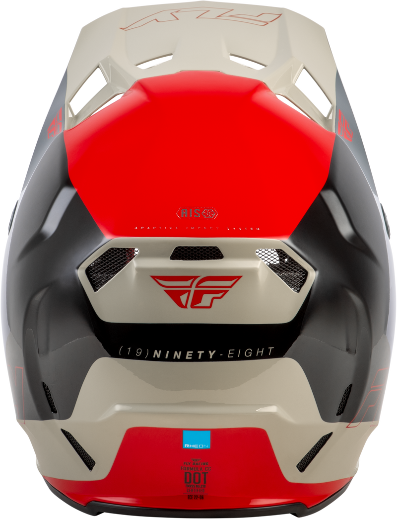 Youth Formula Cc Glide Helmet Black/Red/Grey Yl