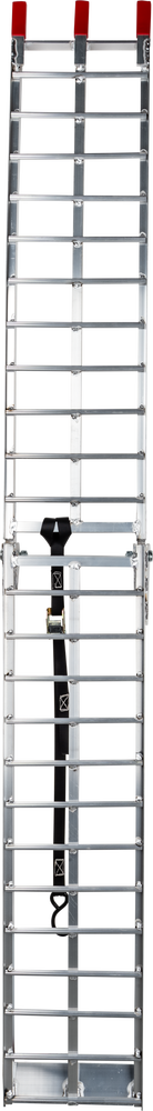 Fire Power Folding Curved Aluminum Ramp