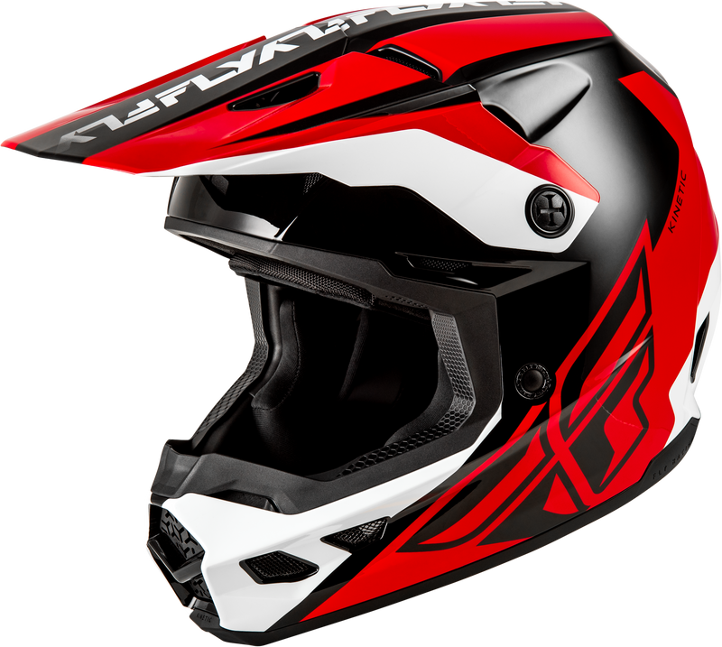 Kinetic Crest Helmet Red/Black/White 2x