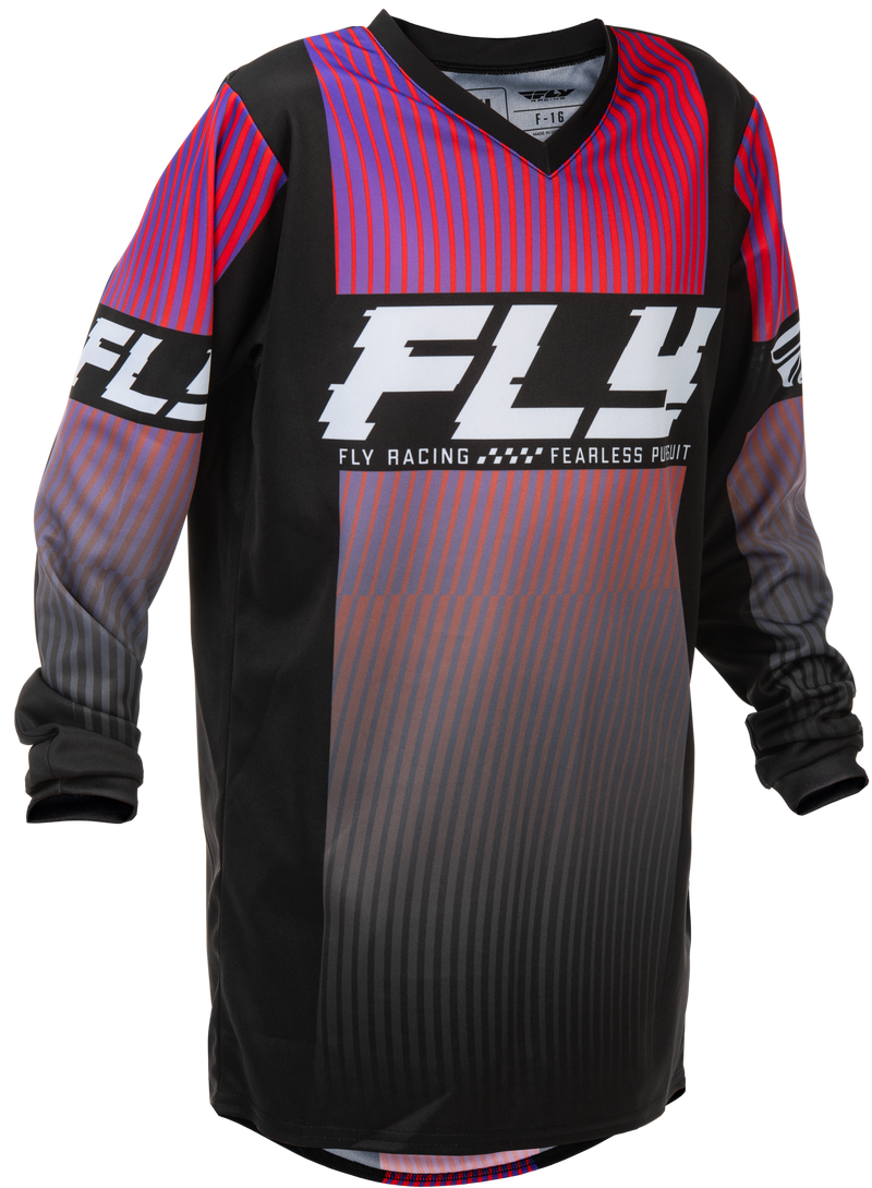 Youth F 16 Jersey Black/Red/Purple Ys