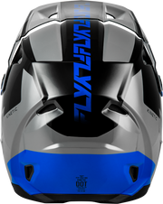 Kinetic Crest Helmet Grey/Black/Blue 2x