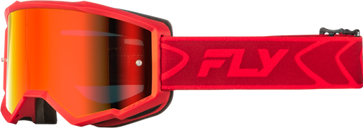 Youth Zone Goggle Red/Crimson W/ Red Mirror/Smoke Lens