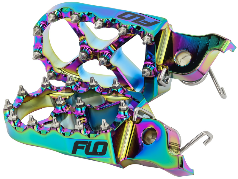 FLO Motorsports Pro Series Foot Pegs - KX65 / KX80 / KX85 / KX100 / KX112