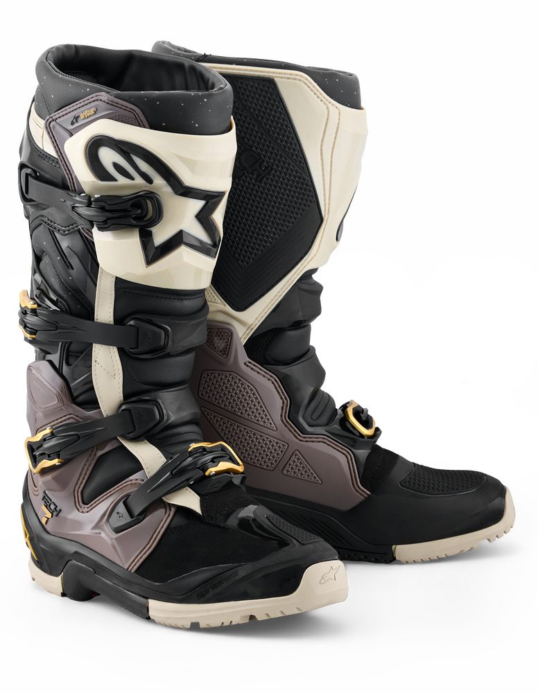Alpinestars Tech 7 Enduro Drystar Boots - Black/Dark Gray/Gold - MX26