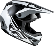 Kinetic Crest Helmet Black/White/Grey 2x