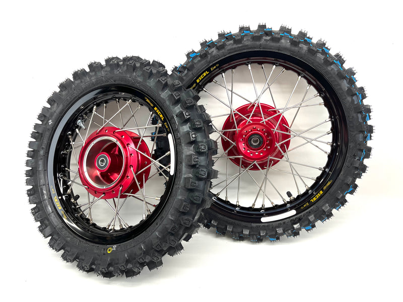 Excel/Thrashed Minis Wheel Set with Dunlop MX33 - CRF110