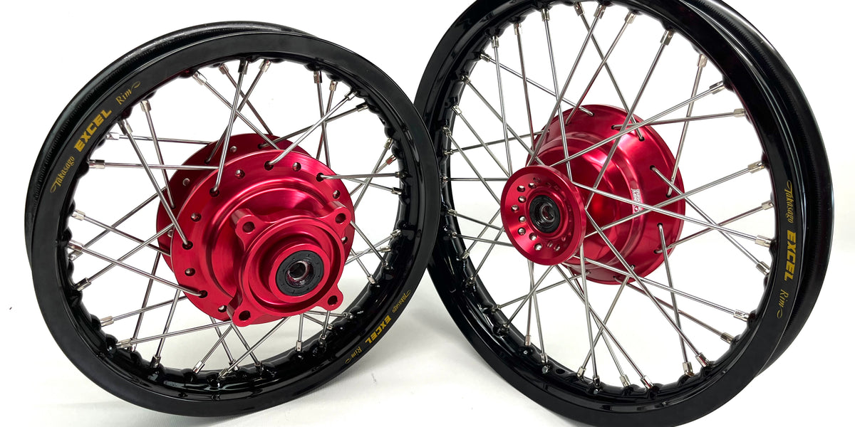 Excel/Thrashed Minis Custom Wheel Set - CRF110 — Privateer Mx Supply