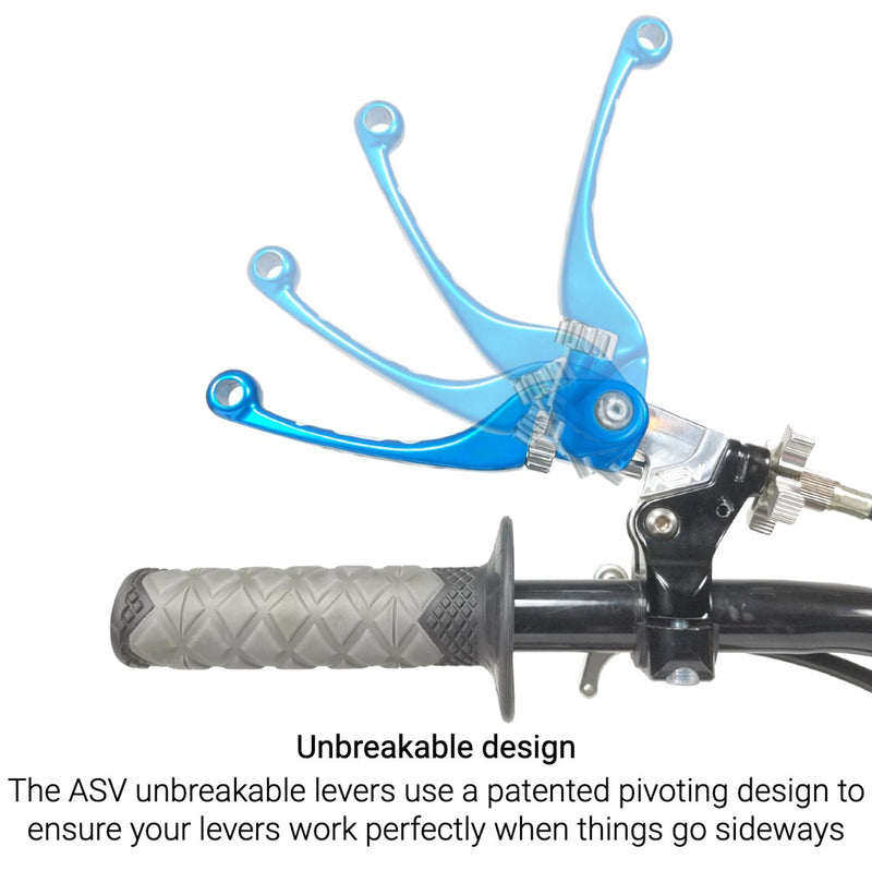 ASV F4 Series Brake & Clutch Lever Pair Pack - KX250F / KX450F