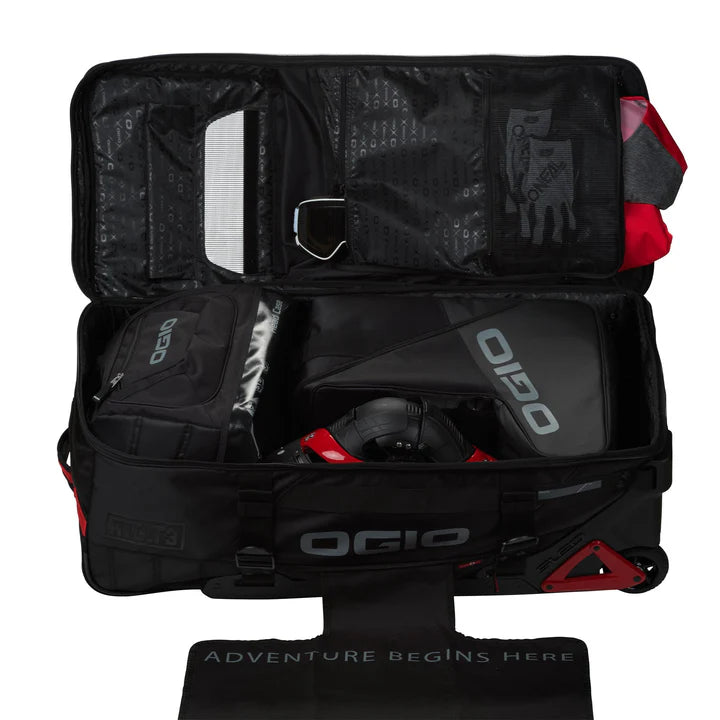 Ogio Rig T-3 Gear Bag Set - Black/Red