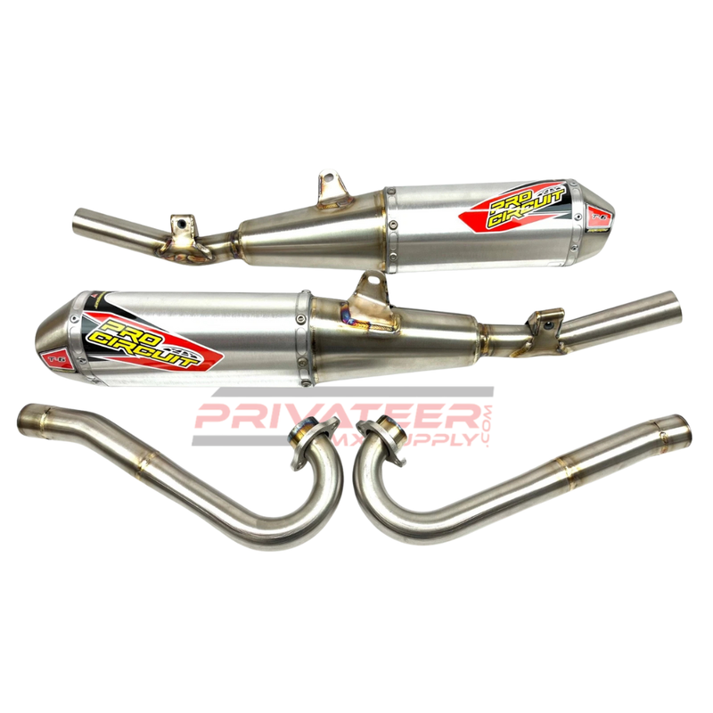 Pro Circuit T-6 Dual Exhaust System - 18-19 CRF250R/RX