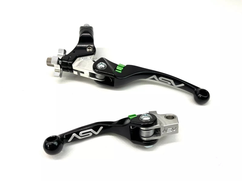 ASV F4 Series Brake & Clutch Lever Pair Pack - KX250F / KX450F