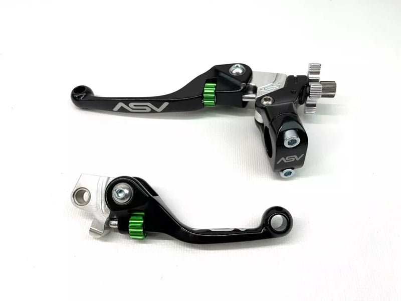 ASV F4 Series Brake & Clutch Lever Pair Pack - KX250F / KX450F