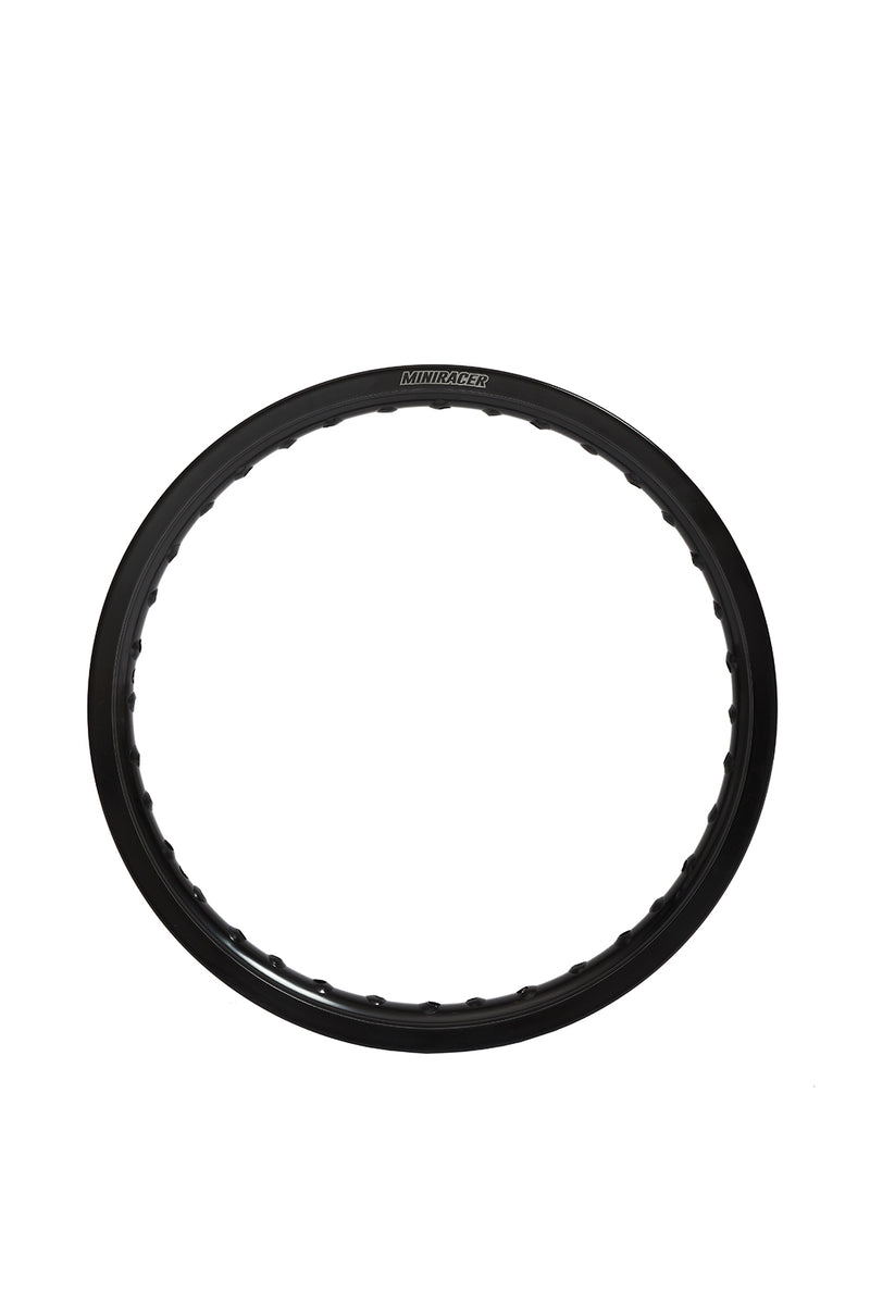MiniRacer Factory Series Black 14" Front Rim - CRF110