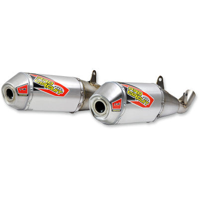 Pro Circuit T-6 Dual Slip-On Exhaust - Honda