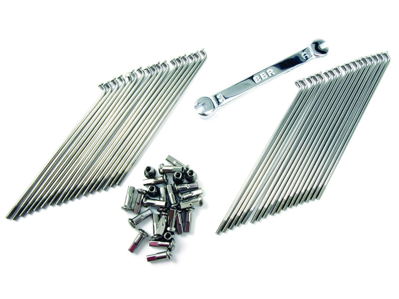 BBR Motorsports Heavy Duty 14" Front Spoke Kit - KLX110