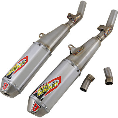 Pro Circuit T-6 Dual Slip-On Exhaust - Honda