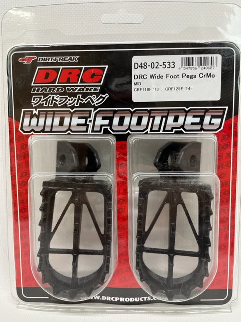 DRC Wide Foot Pegs - CRF110