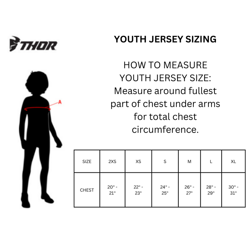 Thor Youth Sector Minimal Jersey CLOSEOUT