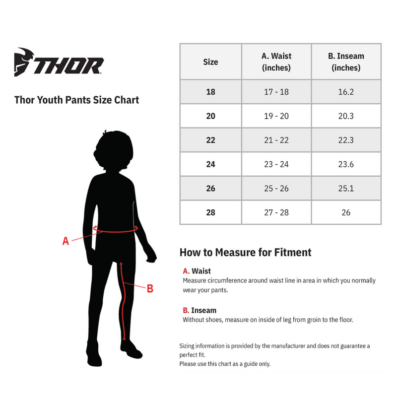 Thor Youth Sector Edge Pants 2023 CLOSEOUT